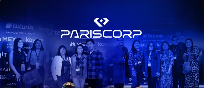 Equipo de Pariscorp en Perú Blockchain Conference 2026
